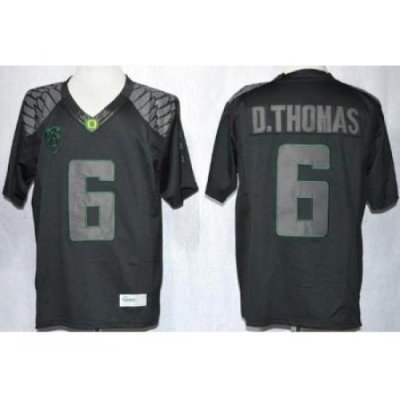 Oregon Duck 6 De'Anthony Thomas Blackout Limited NCAA Jerseys