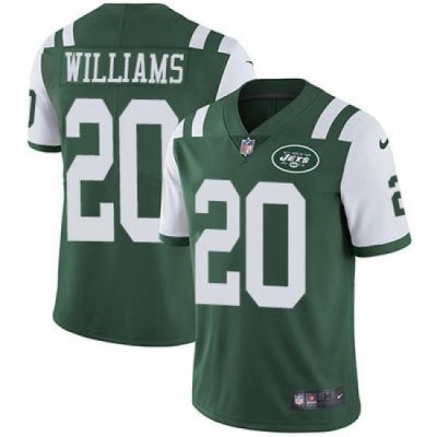 Nike Jets #20 Marcus Williams Green Team Color Mens Stitched NFL Vapor Untouchable Limited Jersey