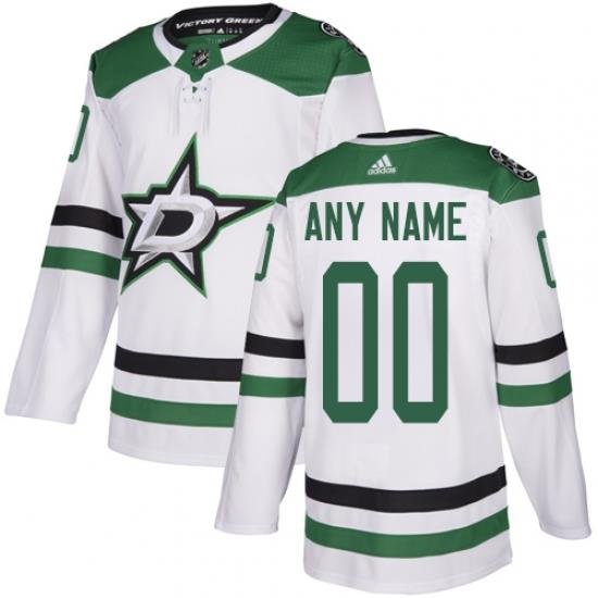 Men Women Youth Toddler Youth White Jersey - Customized Adidas Dallas Stars Away