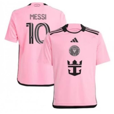 Youth Inter Miami CF Lionel Messi adidas Pink 2024 2getherness Replica Player Jersey