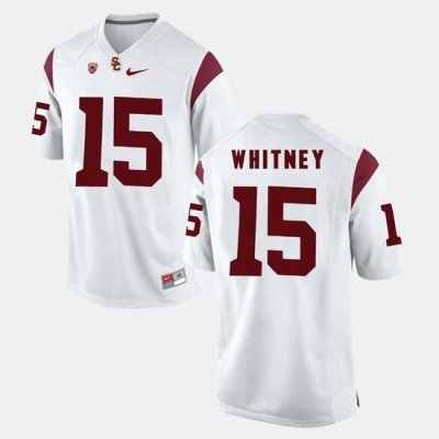 Men Usc Trojans Isaac Whitney Pac 12 Game White Jersey