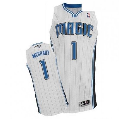 Youth Adidas Orlando Magic 1 Tracy Mcgrady Authentic White Home NBA Jersey