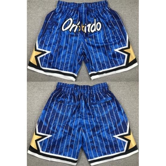 Men's Orlando Magic Blue Shorts 63254