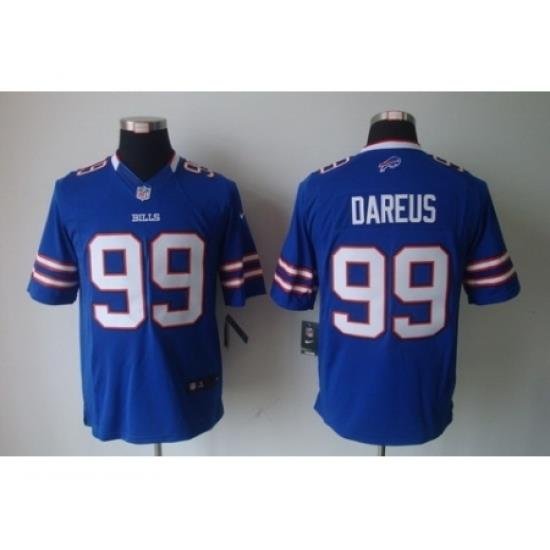 Nike Buffalo Bills 99 Marcell Dareus Blue Limited NFL Jersey