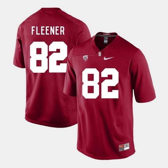 Men Stanford Cardinal Coby Fleener College Football Cardinal Jersey