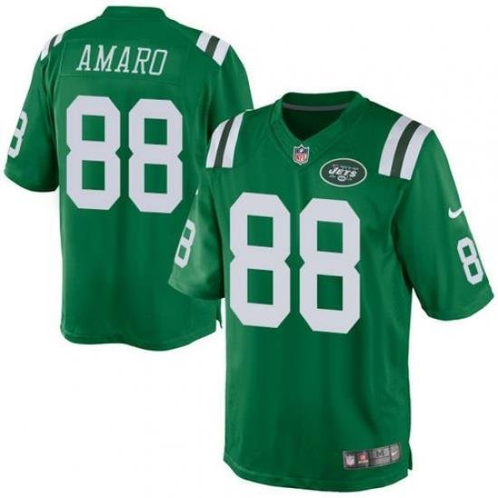 Nike Jets #88 Jace Amaro Green Mens Stitched NFL Elite Rush Jersey