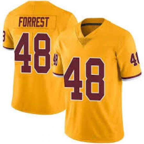 Men's Nike Darrick Forrest 48 Washington Football Rush Limited Jersey