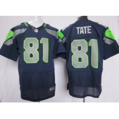 Nike Seattle Seahawks 81 Golden Tate Blue Elite NFL Jersey