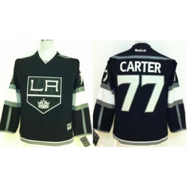 Kids Los Angeles Kings 77 Jeff Carter Black NHL Jerseys