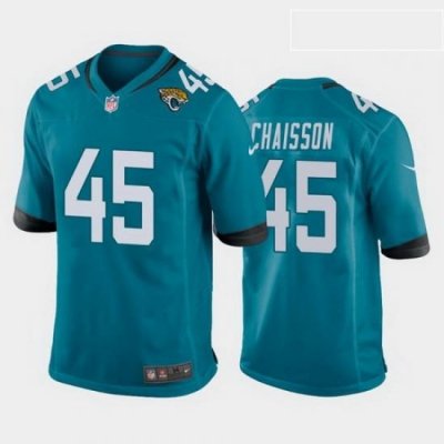 men k'lavon chaisson jacksonville jaguars teal game jersey