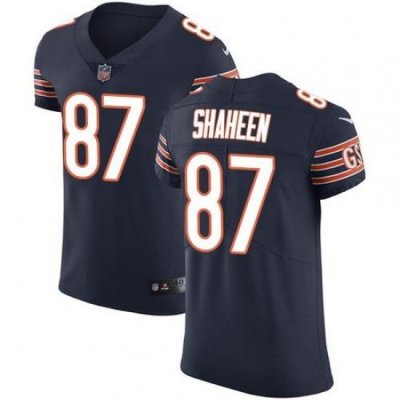 Nike Bears #87 Adam Shaheen Navy Blue Team Color Mens Stitched NFL Vapor Untouchable Elite Jersey