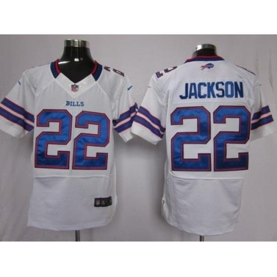 Nike Buffalo Bills 22 Fred Jackson Elite White NFL Jersey