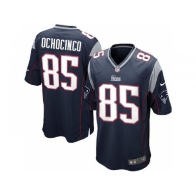 Nike NeW England Patriots 85 Chad Ochocinco blue Game NFL Jersey