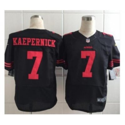 nike nfl jerseys san francisco 49ers 7 colin kaepernick black[Elite]