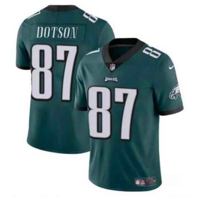 Youth Philadelphia Eagles 87 Jahan Dotson Green Vapor Untouchable Limited Stitched Football Jersey