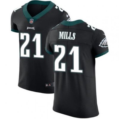 Nike Philadelphia Eagles 21 Jalen Mills Black Alternate Men Stitched NFL New Elite Jersey