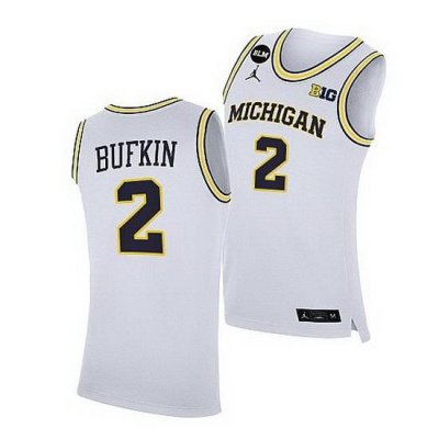 Michigan Wolverines Kobe Bufkin White Home Jersey