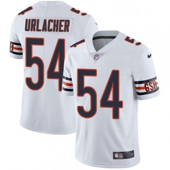 Mens Nike Chicago Bears 54 Brian Urlacher White Vapor Untouchable Limited Player NFL Jersey