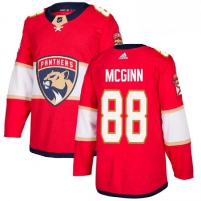 Mens Adidas Florida Panthers 88 Jamie McGinn Premier Red Home NHL Jersey