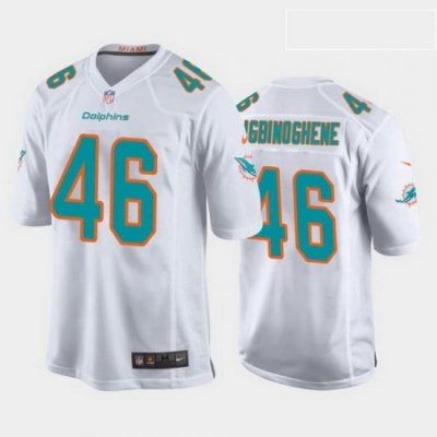 men noah igbinoghene miami dolphins white game jersey