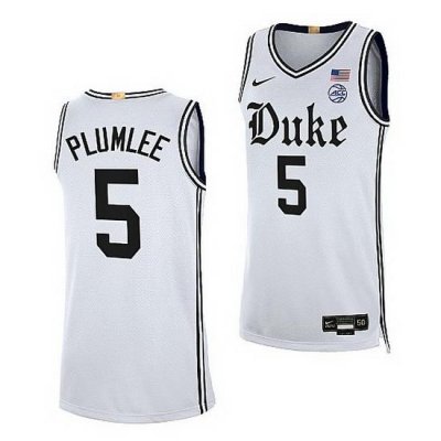 Duke Blue Devils Mason Plumlee The Brotherhood 2021 22 Alumni Limited Jersey