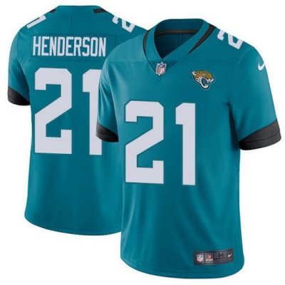 Nike Jaguars 21 C J  Henderson Teal Green Alternate Men Stitched NFL Vapor Untouchable Limited Jersey