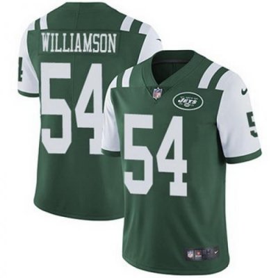 Nike Jets #54 Avery Williamson Green Team Color Mens Stitched NFL Vapor Untouchable Limited Jersey