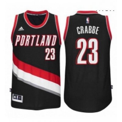 Portland Trail Blazers 23 Allen Crabbe New Swingman Road Black Jersey