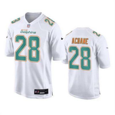 Men Miami Dolphins 28 De 27Von Achane White Fashion Vapor Untouchable Stitched Football Jersey