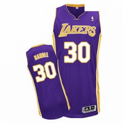 Mens Adidas Los Angeles Lakers 30 Julius Randle Authentic Purple Road NBA Jersey