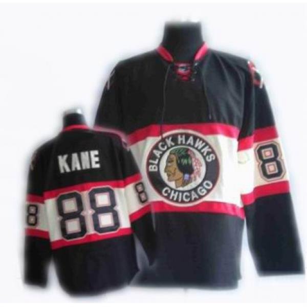 RBK Chicago Blackhawks New Third jersey #88 KANE black