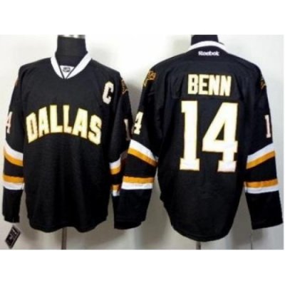 Dallas Stars 14 Jamie Benn Black NHL Jerseys