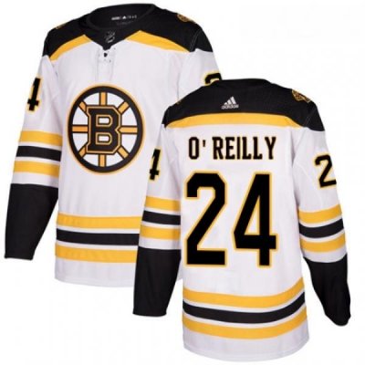 Youth Adidas Boston Bruins 24 Terry OReilly Authentic White Away NHL Jersey