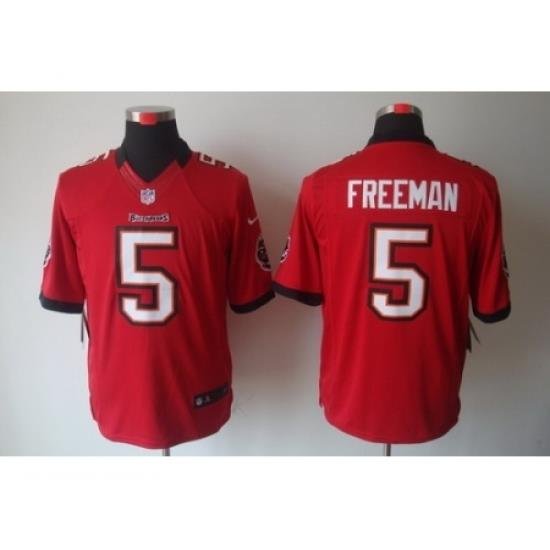 Nike Tampa Bay Buccaneers 5 Josh Freeman Red Limited NFL Jersey