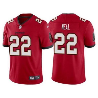 Men Tampa Bay Buccaneers 22 Keanu Neal Red Vapor Untouchable Limited Stitched jersey