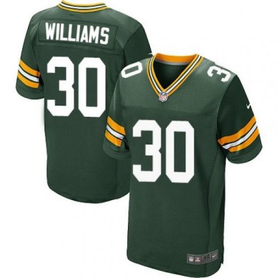 Nike Packers #30 Jamaal Williams Green Team Color Mens Stitched NFL Elite Jersey