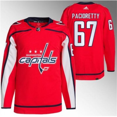 Men Washington Capitals 67 Max Pacioretty Red Stitched Jersey