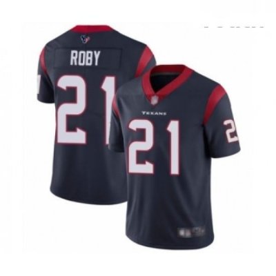 Youth Houston Texans 21 Bradley Roby Navy Blue Team Color Vapor Untouchable Limited Player Football Jersey