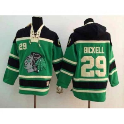 nhl jerseys chicago blackhawks #29 bickell green[pullover hooded sweatshirt]