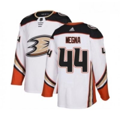 Youth Adidas Anaheim Ducks 44 Jaycob Megna Authentic White Away NHL Jersey