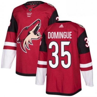 Youth Adidas Arizona Coyotes 35 Louis Domingue Premier Burgundy Red Home NHL Jersey