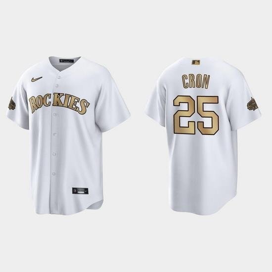 Men C.J. Cron Colorado Rockies 2022 Mlb All Star Game White  Jersey