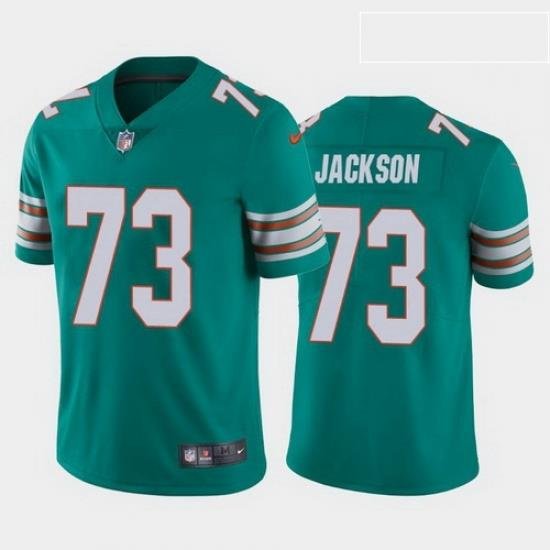 men austin jackson miami dolphins aqua alternate vapor limited jersey