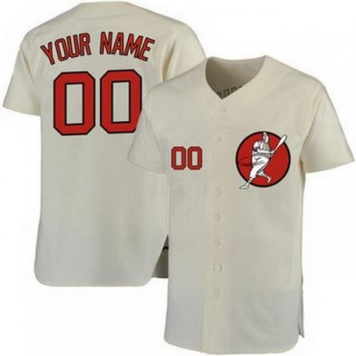 Men Women Youth Toddler All Size Houston Astros Cream Customized Cool Base New Design Jersey