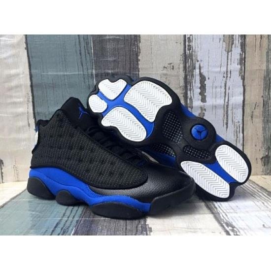 Air Jordan 13 Classic Black Blue Men Shoes