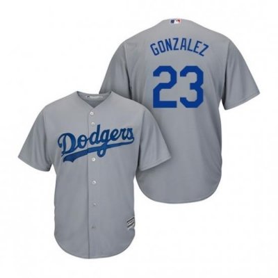 Youth Los Angeles Dodgers Adrian Gonzalez Grey Authentic Home Cool Base MLB Jersey