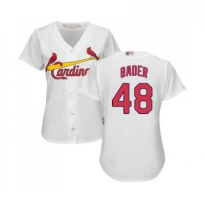 Womens St Louis Cardinals 70 Chris Beck Replica Cream Alternate Cool Base Baseball Jersey