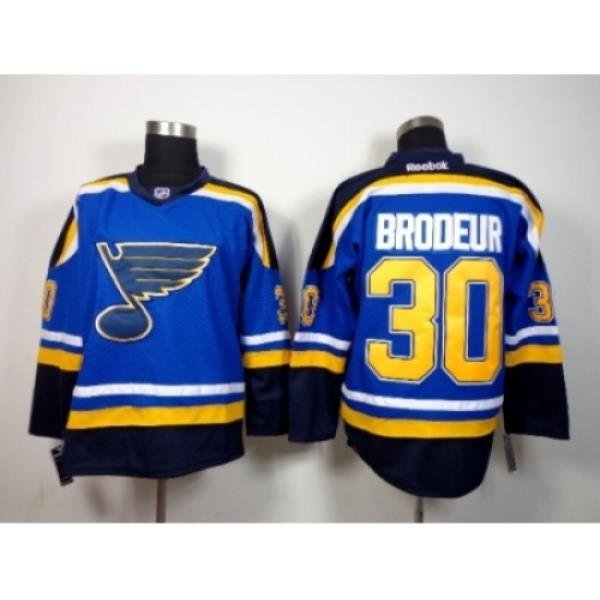 NHL St.Louis Blues #30 Brodeur blue jerseys