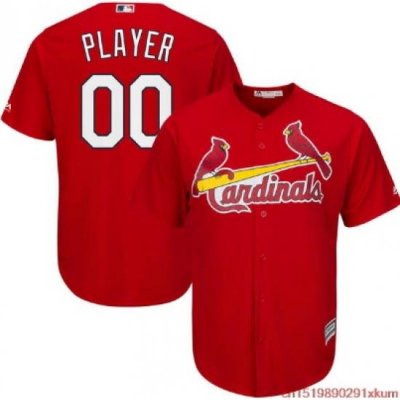 Men Women Youth All Size St.Louis Cardinals Customized Cool Base Jersey Red 3