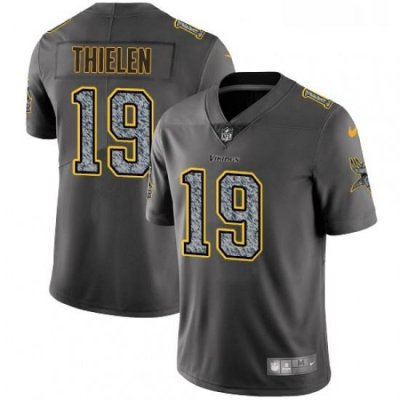 Youth Nike Minnesota Vikings 19 Adam Thielen Gray Static Vapor Untouchable Limited NFL Jersey